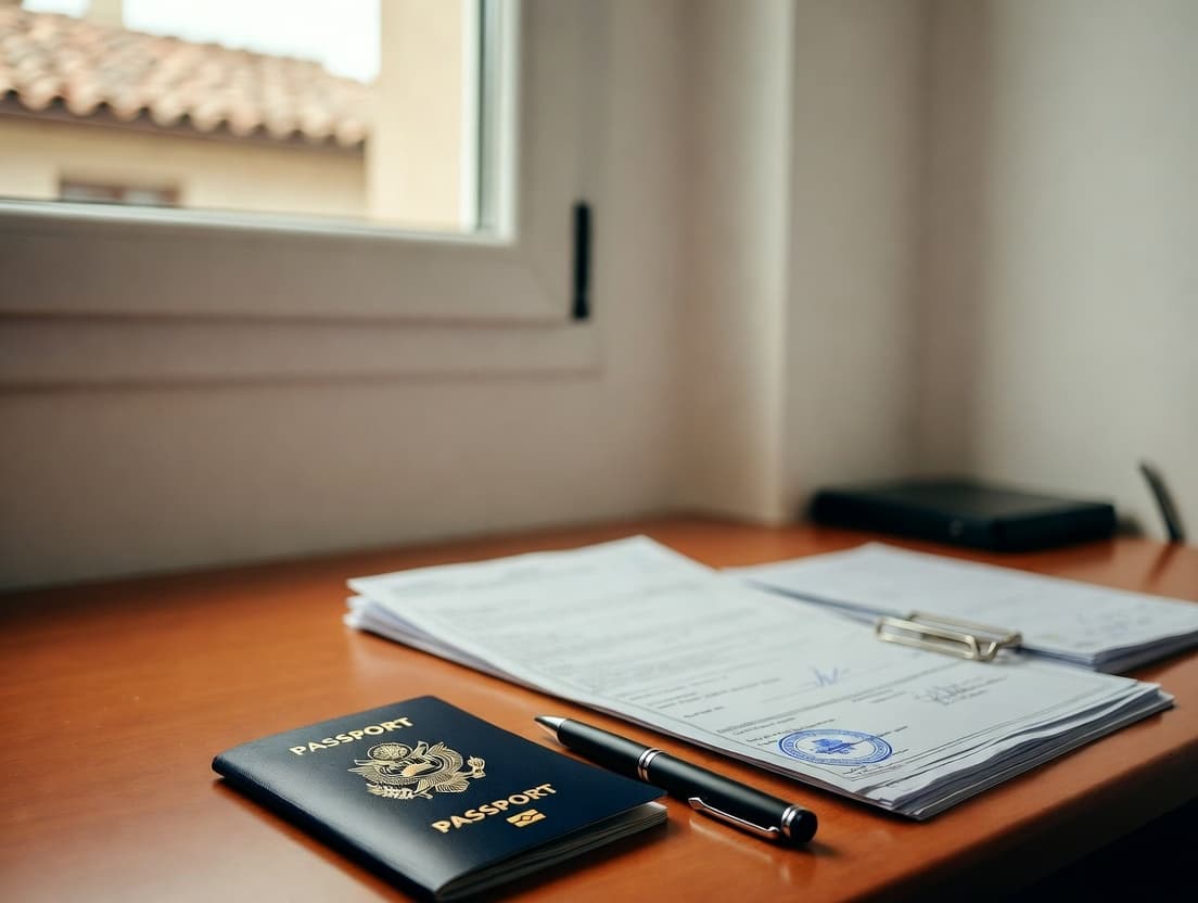 Lista de verificación de documentos que muestra el cumplimiento de la normativa de hospedaje española